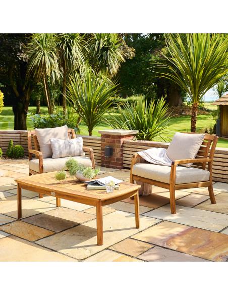 Alexander Rose National Trust Cotswold Lounge Chair with Cushions