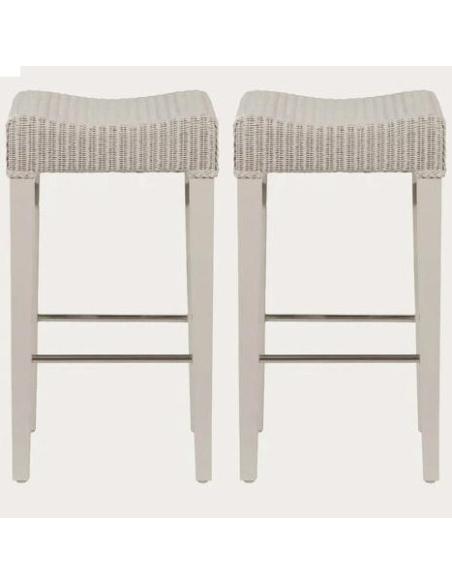 Neptune (SET OF 2) Montague Bar Stool in Driftwood (Showroom Model)
