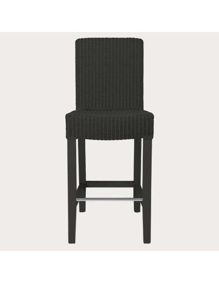 Neptune (SET OF 2) Montague Lloyd Loom High Back Bar Stool in Charcoal (Showroom Model)