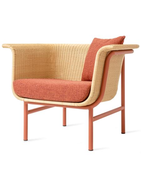 Vincent Sheppard Wicked Lounge Chair Terracotta/Natural