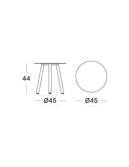 Vincent Sheppard 45cm Lilo Side Table - Terracotta