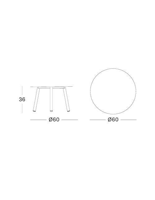 Vincent Sheppard 60cm Lilo Coffee Table -...