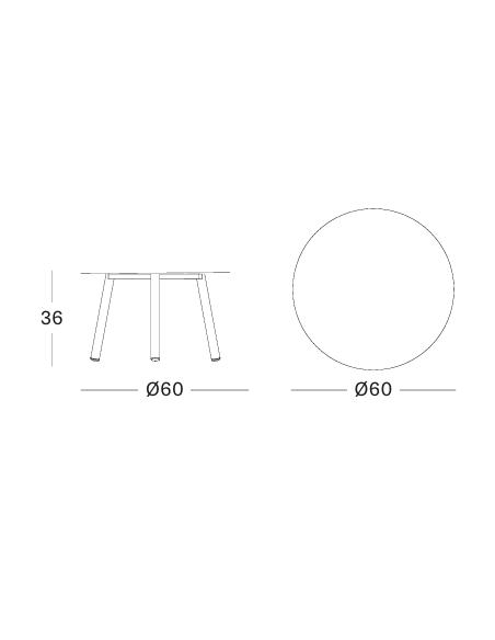 Vincent Sheppard 60cm Lilo Coffee Table - Terracotta