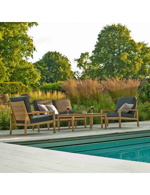 Alexander Rose Tivoli Roble Lounge 2 Seater Sofa with Cushions