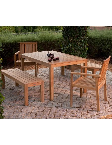 Barlow Tyrie Linear 6 Seat Dining Set