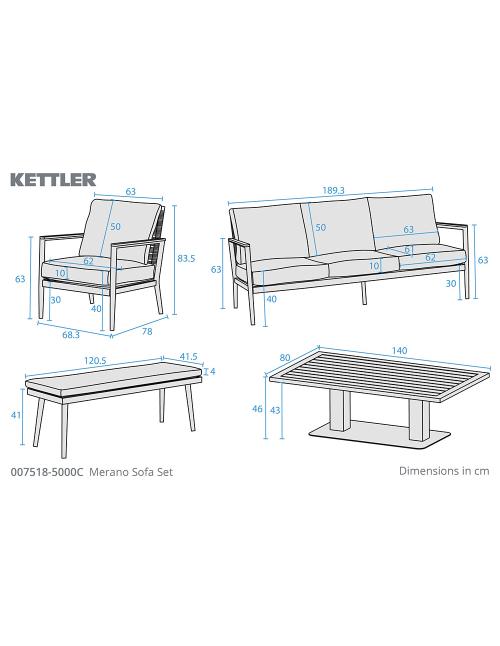Kettler Merano Sofa Set