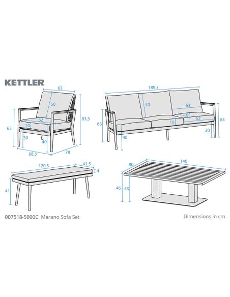Kettler Merano Sofa Set