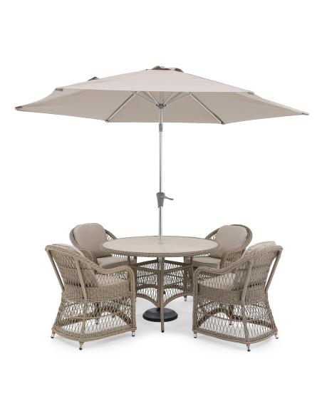 Kettler Sahara 4 Seat Dining Set