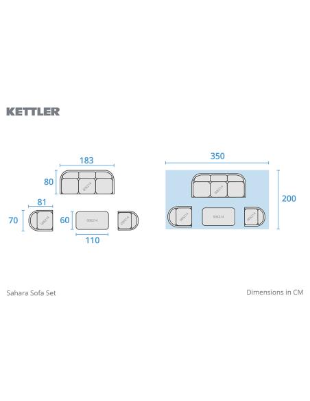 Kettler Sahara Sofa Set