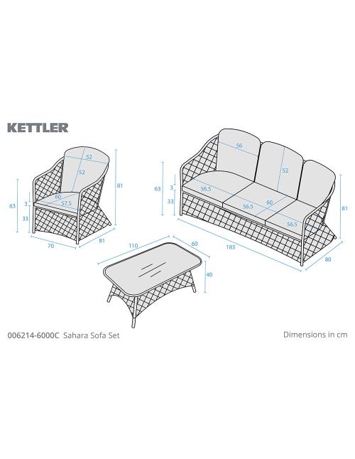 Kettler Sahara Sofa Set