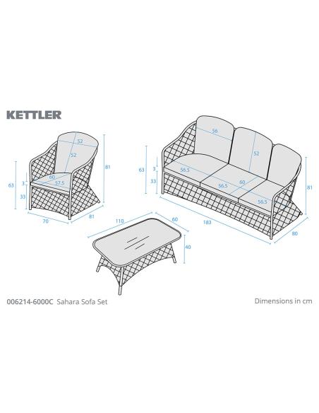Kettler Sahara Sofa Set