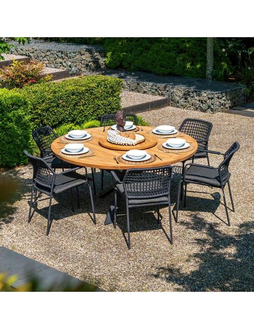 4 Seasons Outdoor Barista dining chair in...