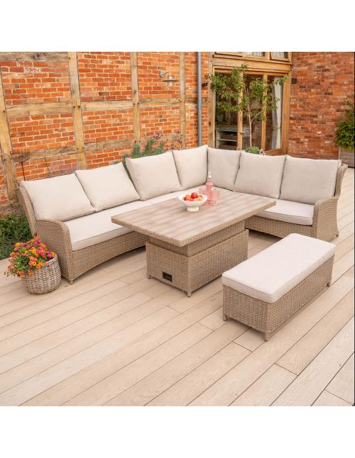 Kettler Derwent 7 Seat Recliner RH Corner Set