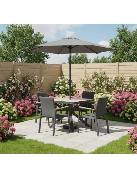 Kettler Tudor 4 Seater Dining Set with Parasol
