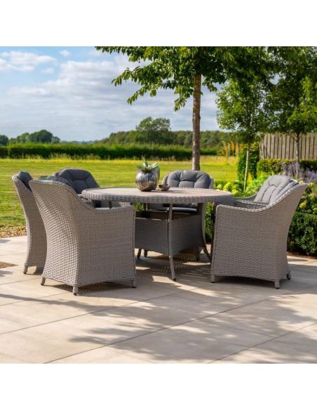 Kettler Foxley 6 Seater Dining Set with Parasol