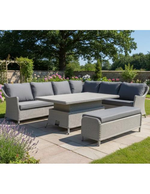 Kettler Foxley Rectangular Corner Set with...