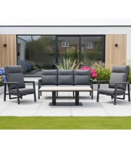 Kettler Tudor 3 Seat Sofa Set with Reclining Chairs