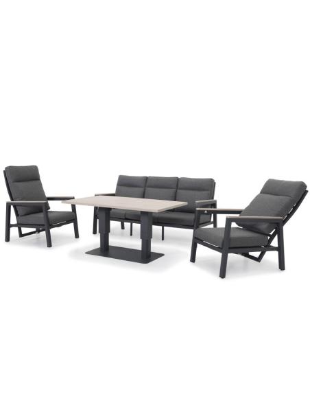 Kettler Tudor 3 Seat Sofa Set with Reclining Chairs