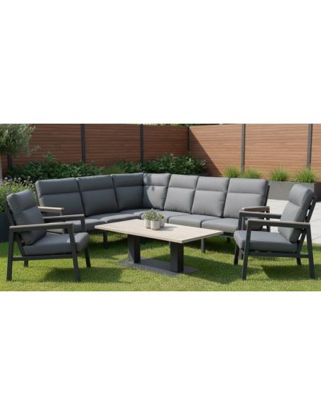Kettler Tudor Corner Set with High/Low Table & 2 Chairs