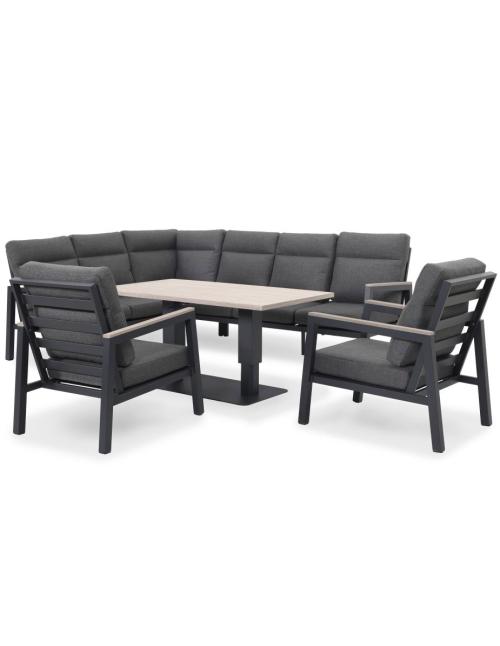 Kettler Tudor Corner Set with High/Low Table &...