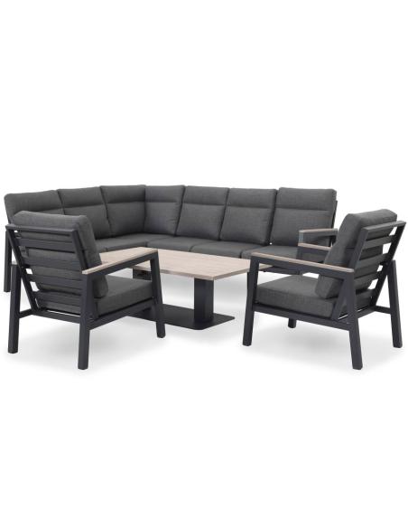Kettler Tudor Corner Set with High/Low Table & 2 Chairs