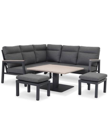 Kettler Tudor Mini Corner Set with High/Low Table & 2 Stools