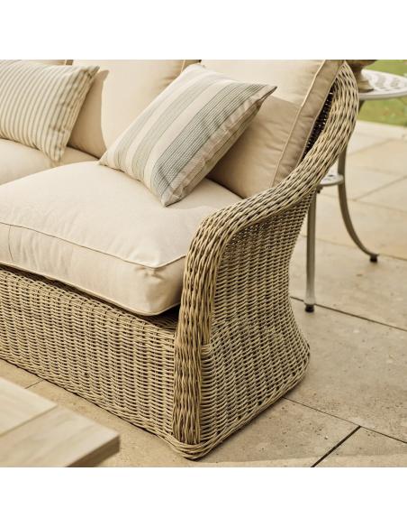 Neptune Purbeck 2 Seater Wicker Garden Sofa