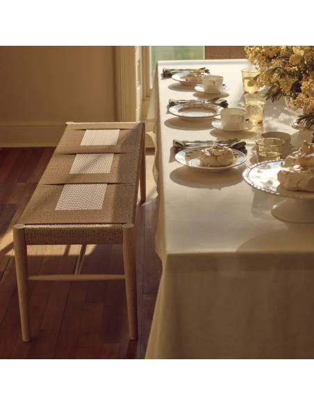 Neptune Tilbury 3 Seater Rattan Dining Bench