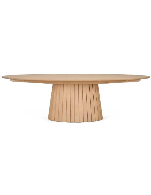 Neptune Stratford 10 Seater Oval Oak Dining Table