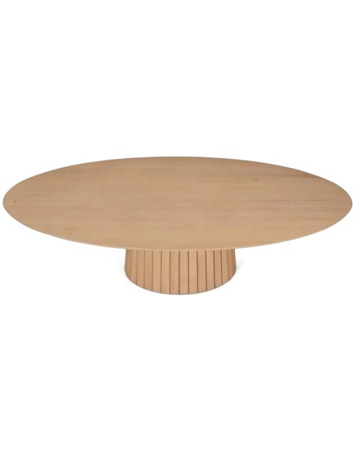 Neptune Stratford 10 Seater Oval Oak Dining Table