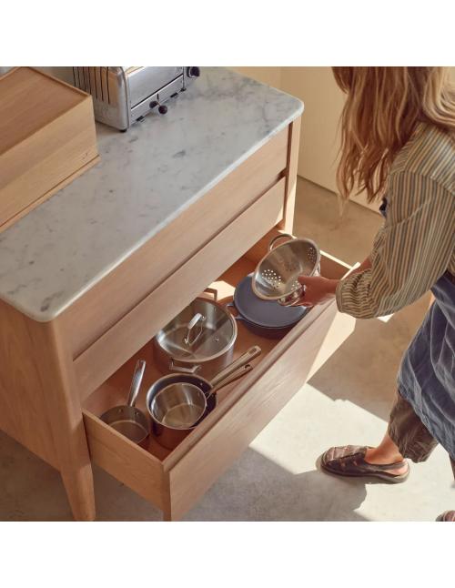 Neptune Borough Freestanding Oak Pan Drawer