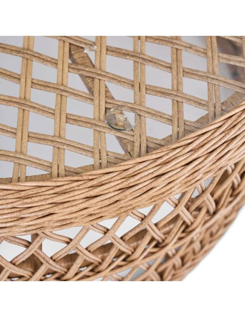 Neptune Longmeadow Round Wicker Garden Coffee...