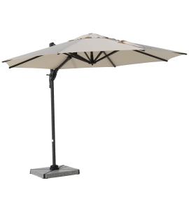Bramblecrest Chichester 3.0m Round Side Post Parasol with...