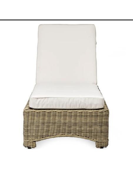 Neptune Compton Sunlounger with Natural Cushion