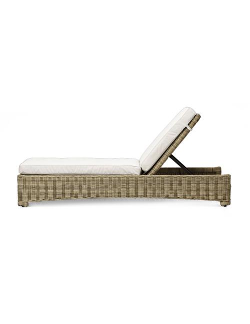 Neptune Compton Sunlounger with Natural Cushion