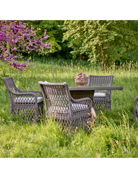 Neptune Neptune Harrington Dining Carver Armchair with Natural Cushion