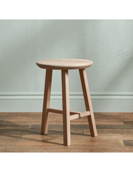 Neptune Northwich Round Stool Natural Oak