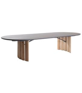Barlow Tyrie Zen 3m Dining Table with Rust Ceramic Top