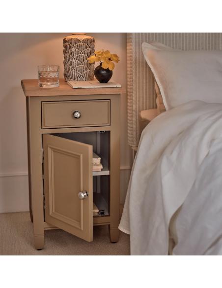 Neptune Chichester Closed Bedside Cabinet - Left Handed