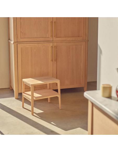 Neptune Borough Oak Folding Step Stool