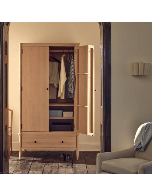 Neptune Frome Double Oak Wardrobe