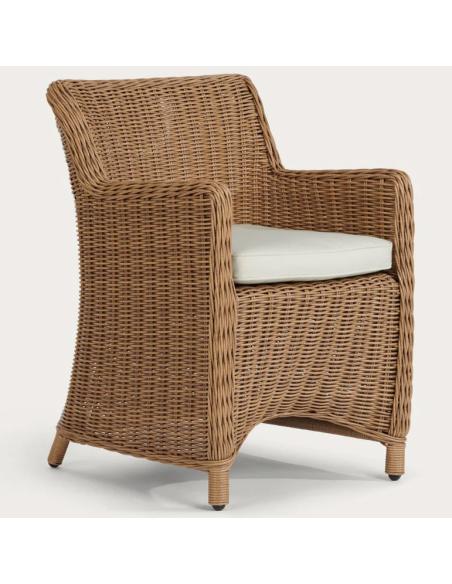 Neptune Stanway Wicker Garden Carver Dining Chair