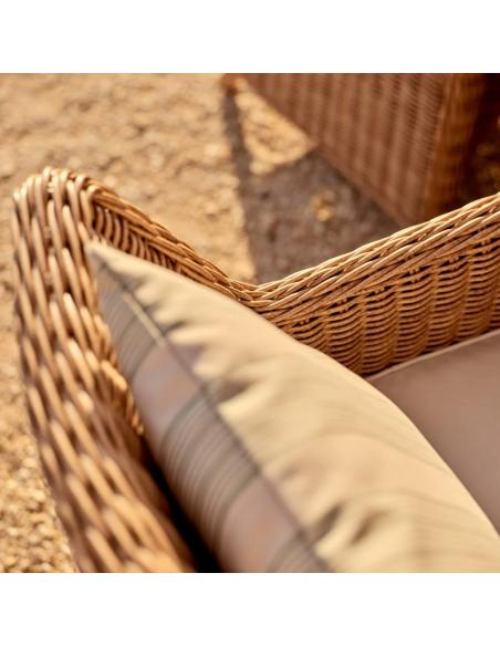 Neptune Stanway Wicker Garden Carver Dining Chair