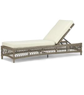 Neptune Harrington Wicker Sun Lounger