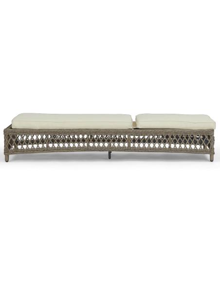 Neptune Harrington Wicker Sun Lounger