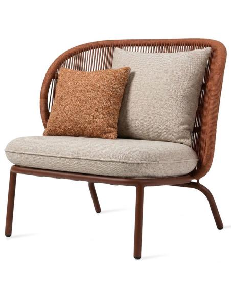 Vincent Sheppard Kodo Lounge Chair - Rust/Cinnamon