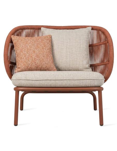 Vincent Sheppard Kodo Lounge Chair - Rust/Cinnamon