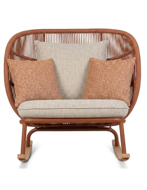 Vincent Sheppard Kodo Rocking Chair - Rust/Cinnamon