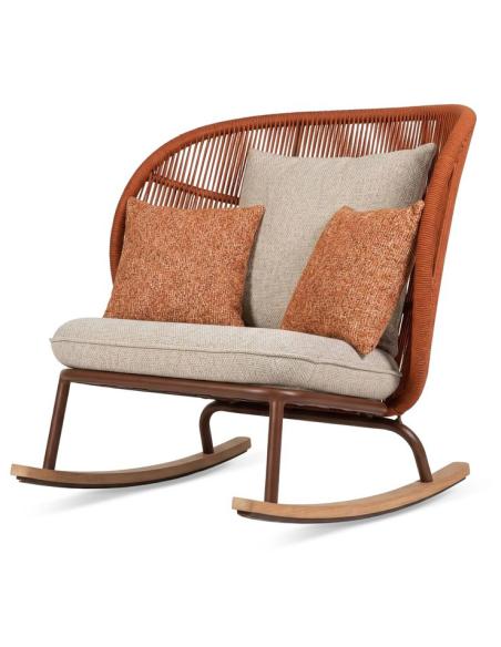 Vincent Sheppard Kodo Rocking Chair - Rust/Cinnamon