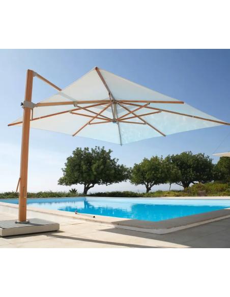 Barlow Tyrie 4NAC40S.302 Napoli 4m Square Cantilever Parasol